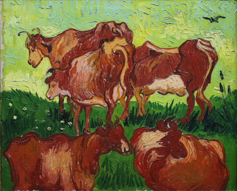 Las Vacas - Vincent van Gogh