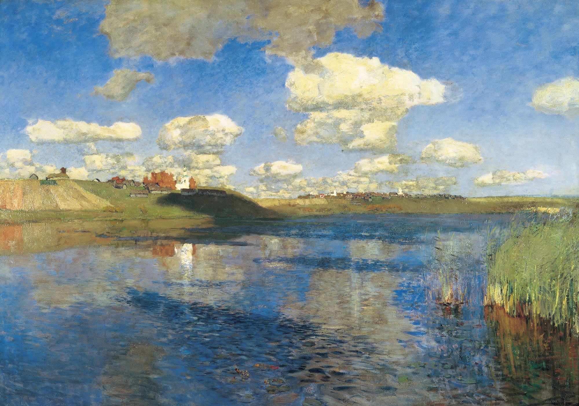 El lago. Los rus - Isaac Levitan