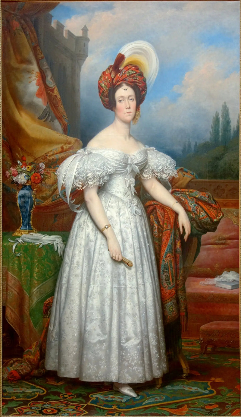 La marquesa Charles de Bethisy, nacida Adèle-Mathilde-Emmanuelle de Guernonval d'Esquelbecq - Charles de Steuben