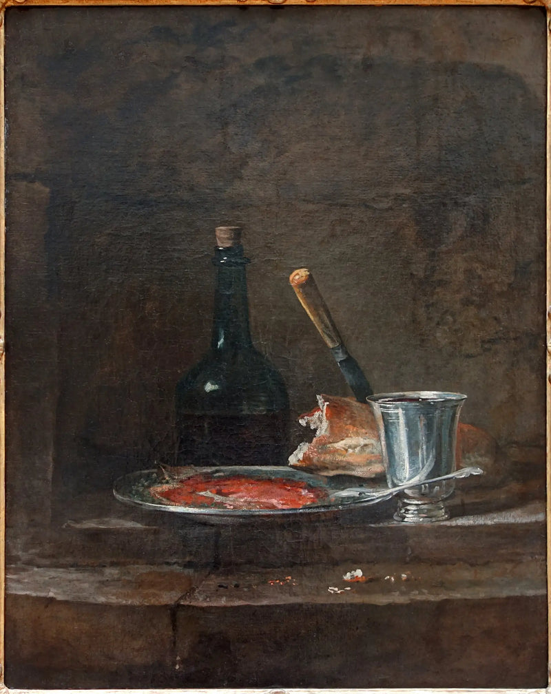 Los preparativos de un almuerzo - Jean Simeón Chardin