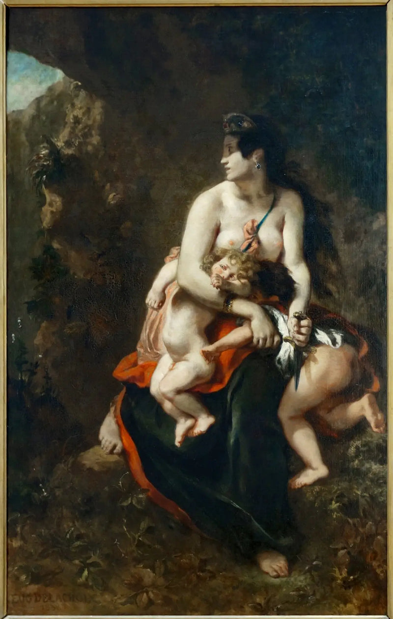 Medea furiosa - Eugène Delacroix