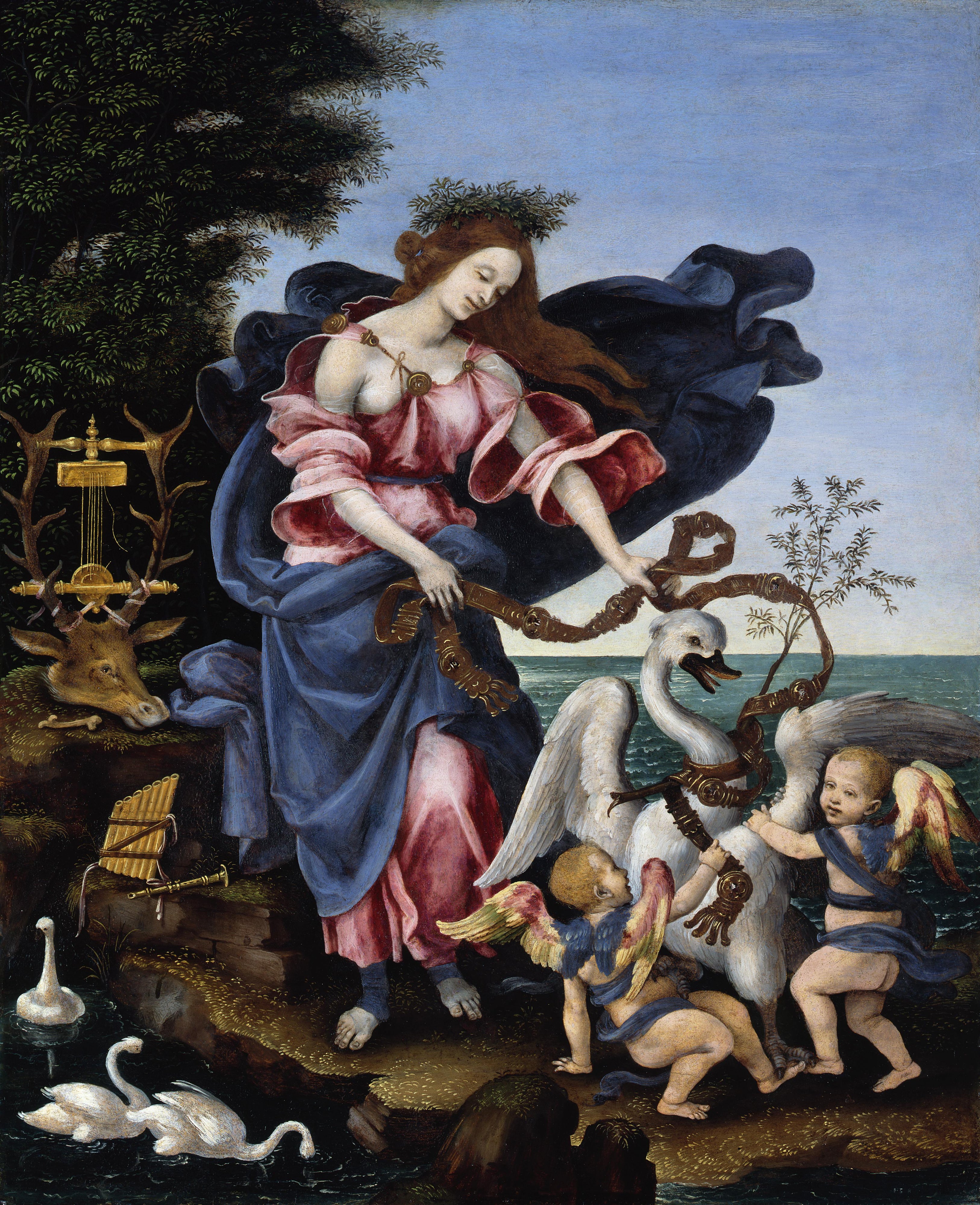 Allégorie de la musique (Erato) - Filippino Lippi - Alpha Reproduction