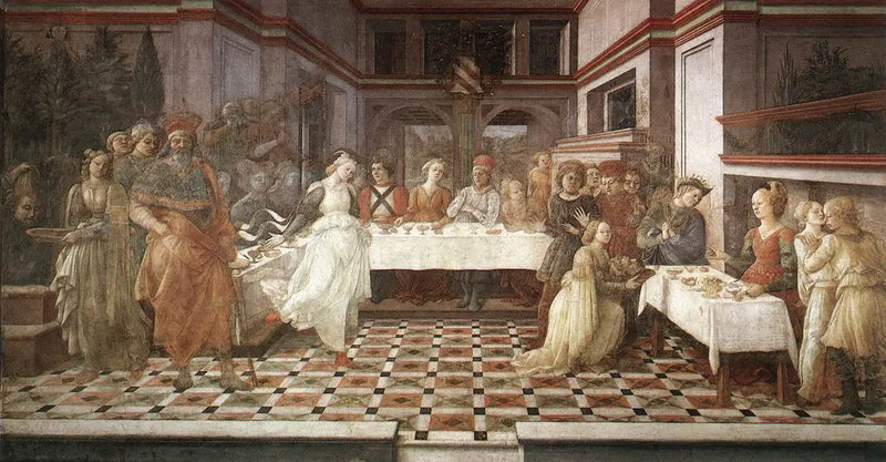 La Banquete de Herodes - Fra Filippo Lippi