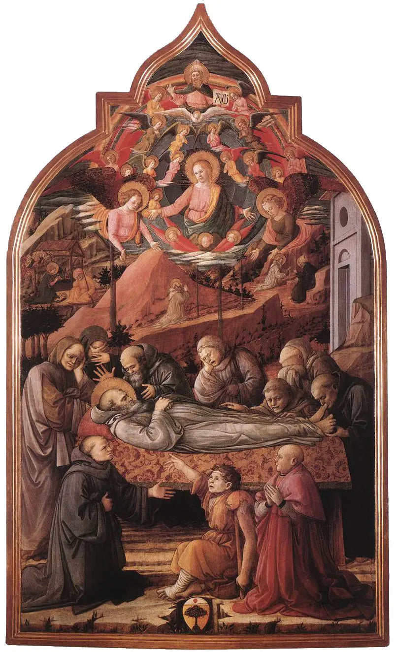 Funeral de San Jerónimo - Fra Filippo Lippi