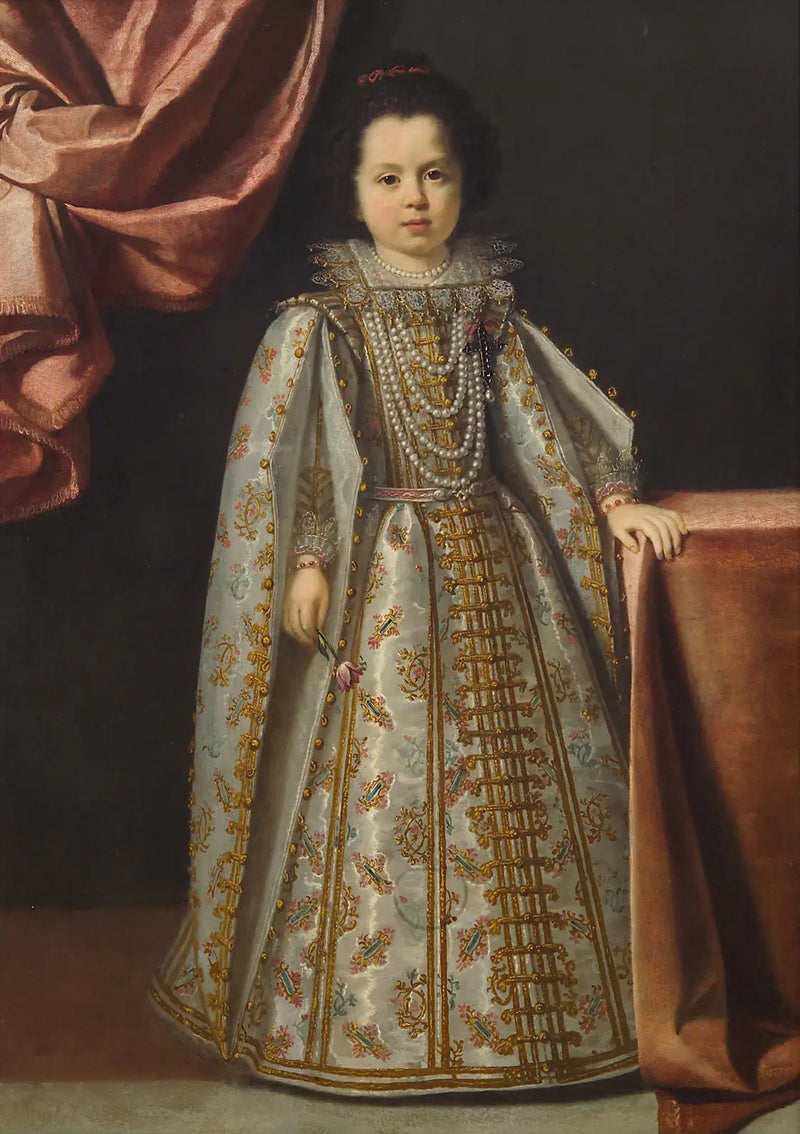 Retrato de Vittoria della Rovere (1622-1694) de 4 o 5 años - Lorenzo Lippi
