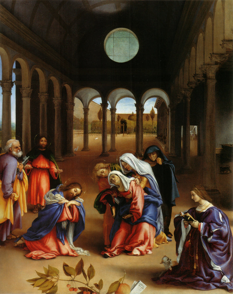 Los Despedidos de Cristo a su madre - Lorenzo Lotto