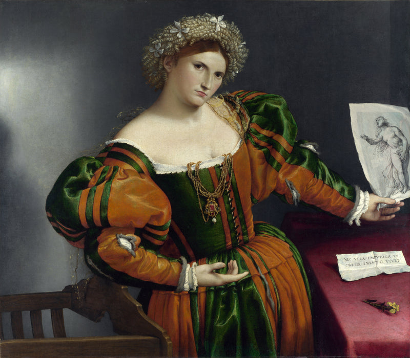 Retrato de mujer - Lorenzo Lotto