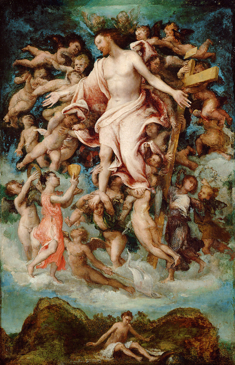 El Cristo derramando su sangre - Lorenzo Lotto