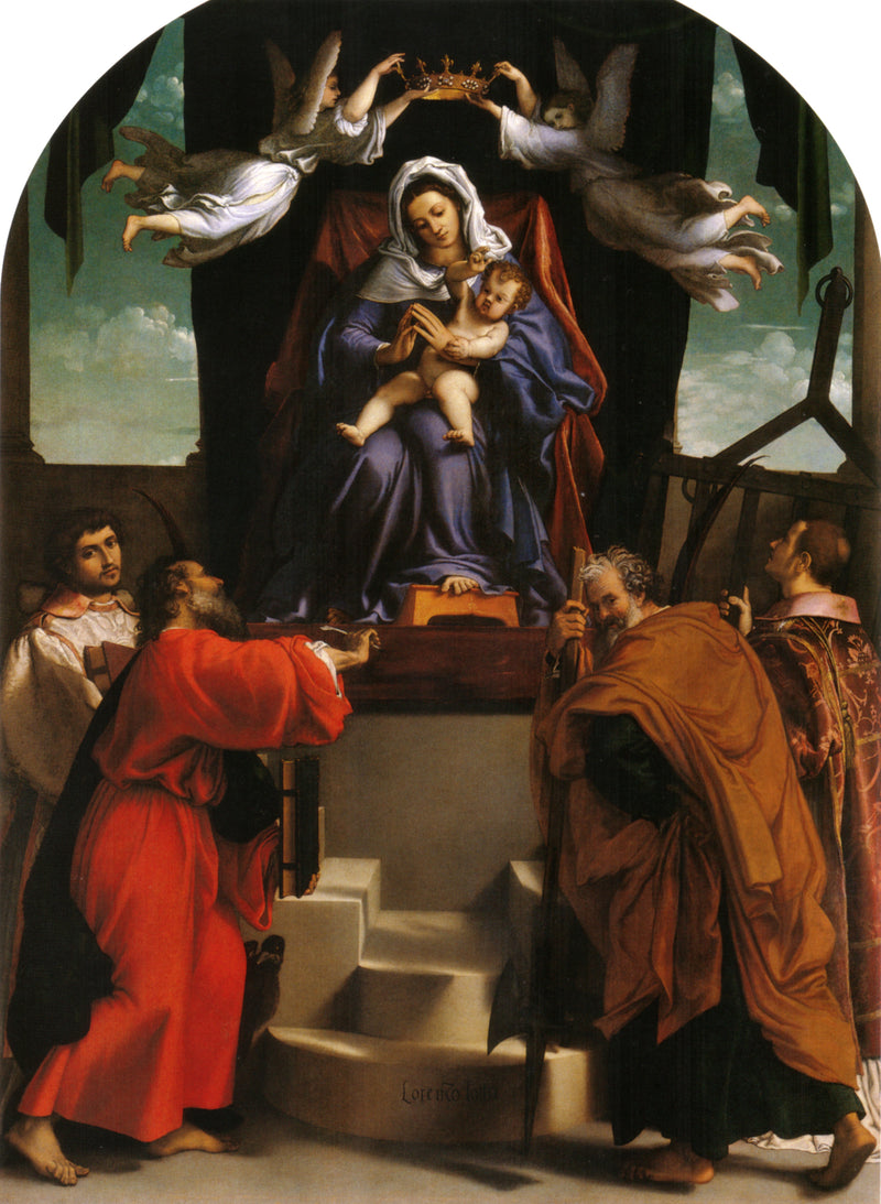 Retablo de la alabarda - Lorenzo Lotto