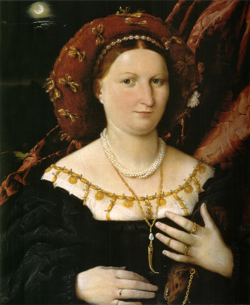 Retrato de Lucina Brembati - Lorenzo Lotto