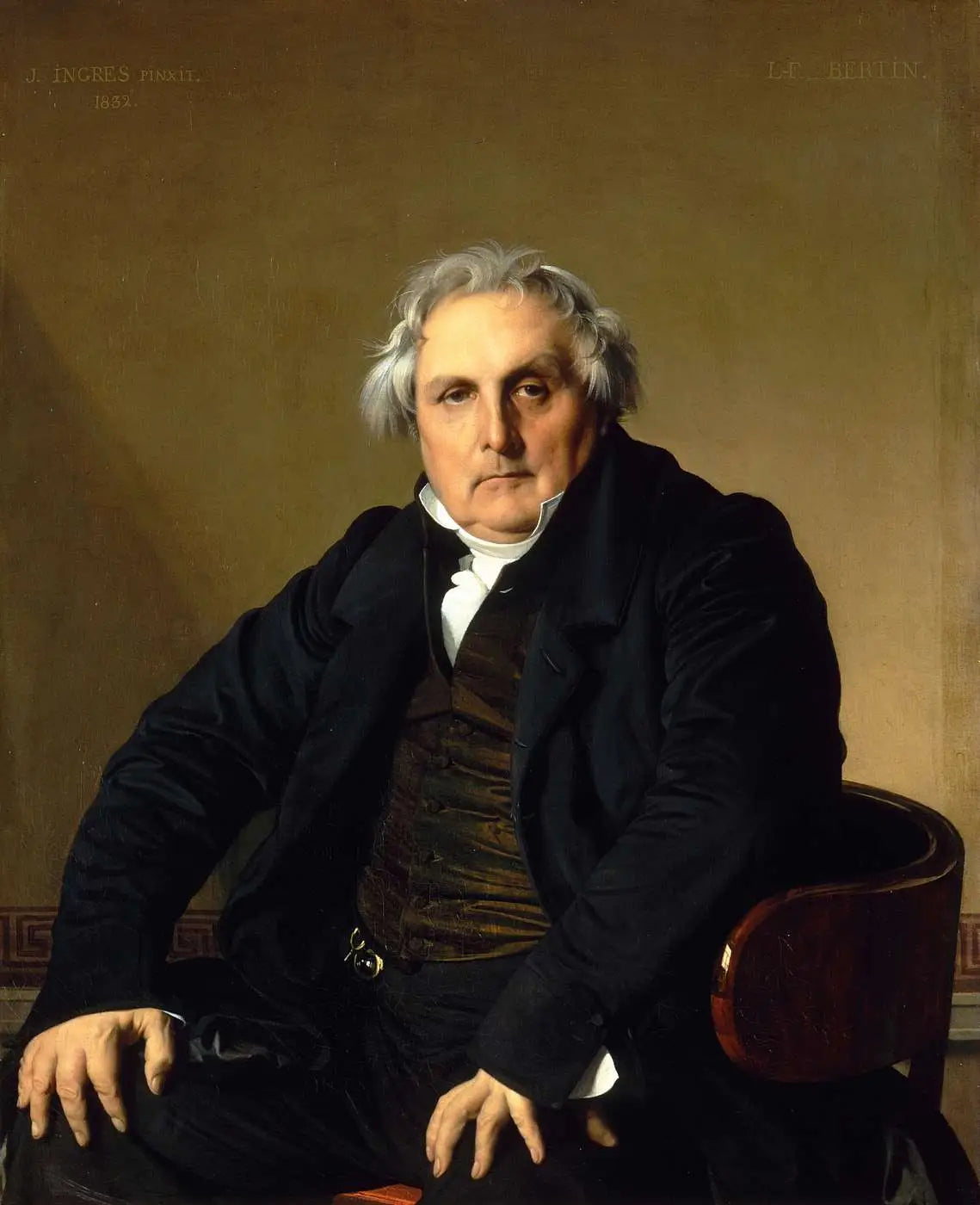 Louis-François Bertin - Jean-Auguste-Dominique Ingres - Alpha Reproduction