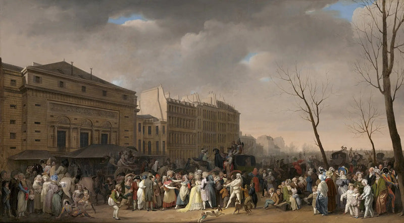 Escena de carnaval - Louis-Léopold Boilly