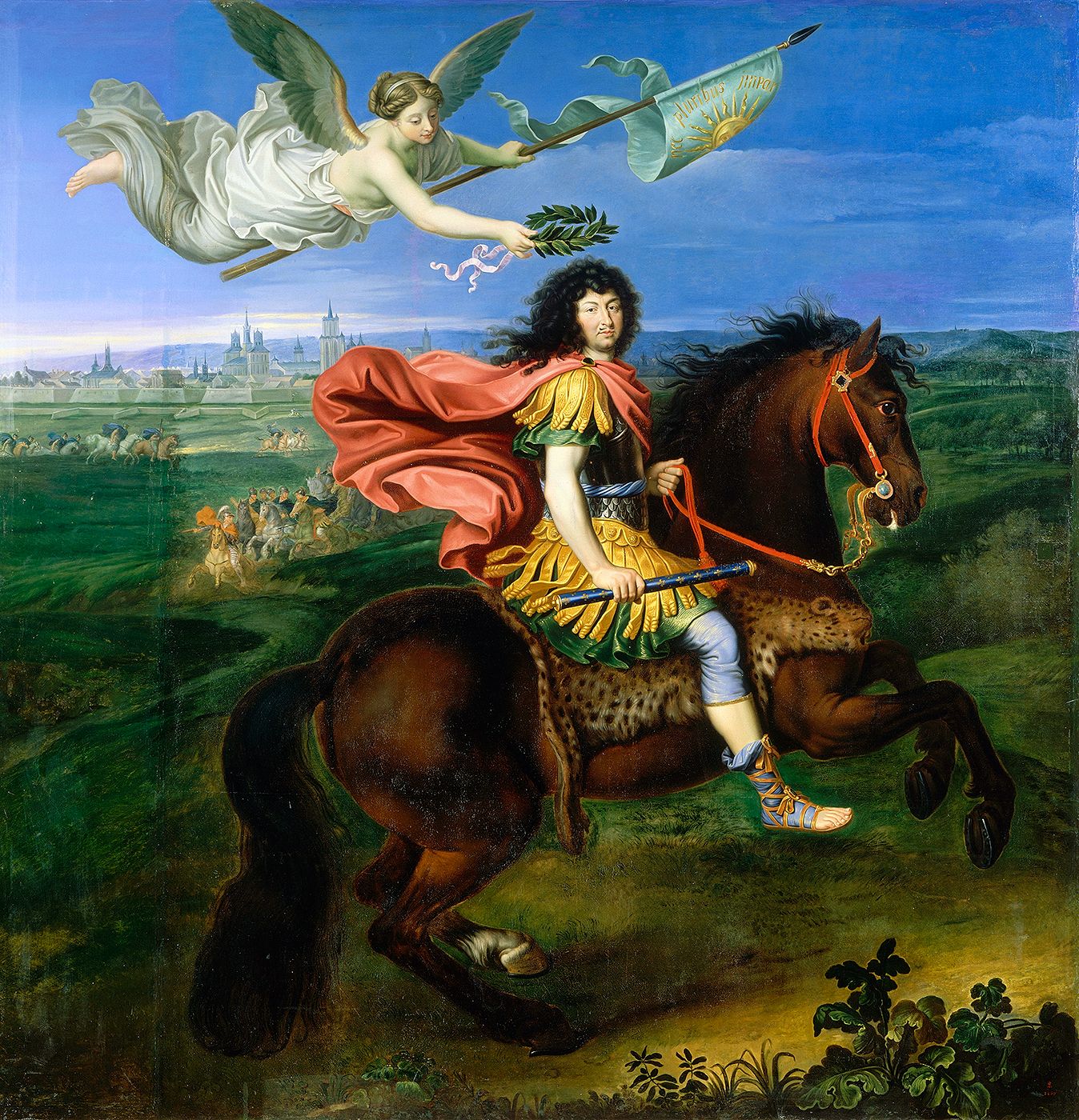 Luis XIV en el sitio de Namur (1692) – Pierre Mignard