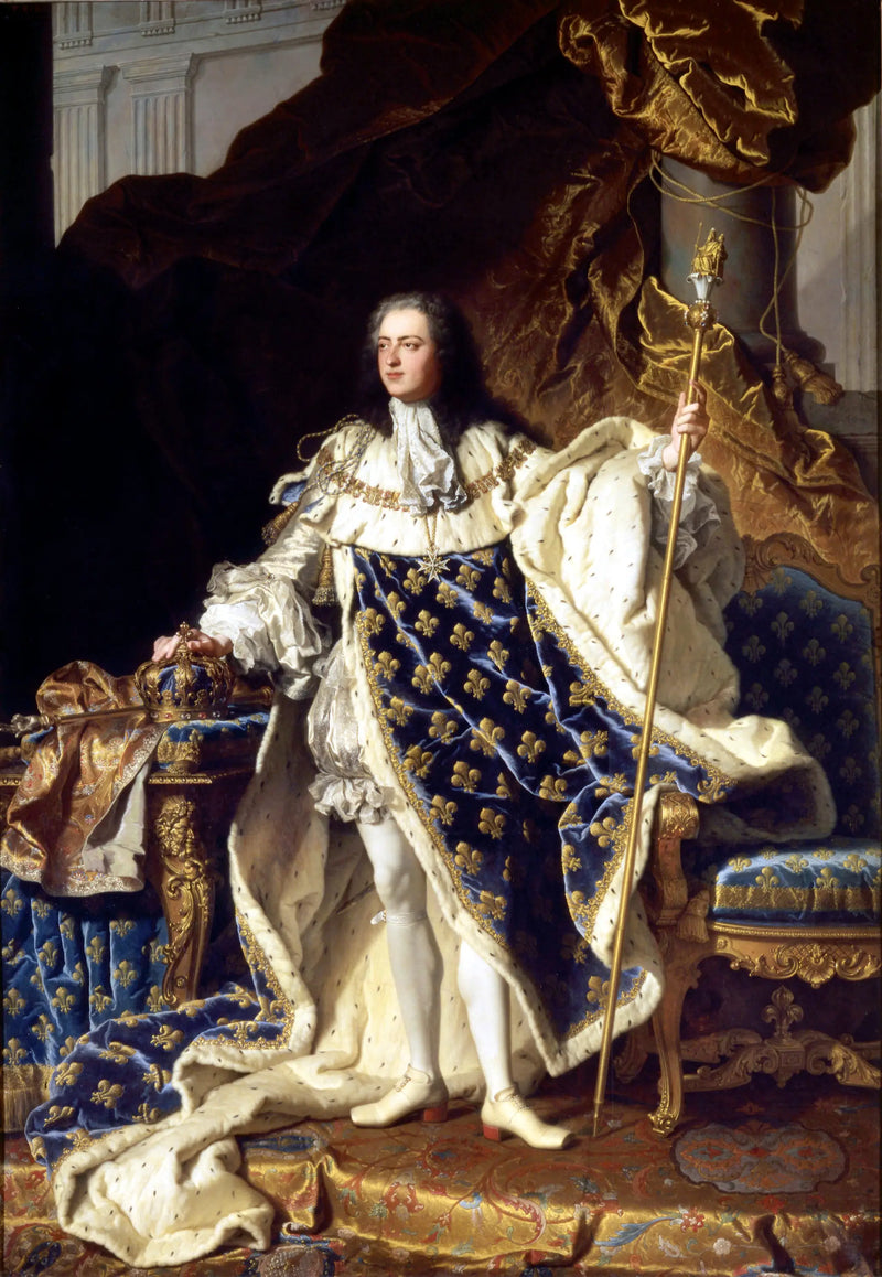 Luis XV, rey de Francia - Hyacinthe Rigaud
