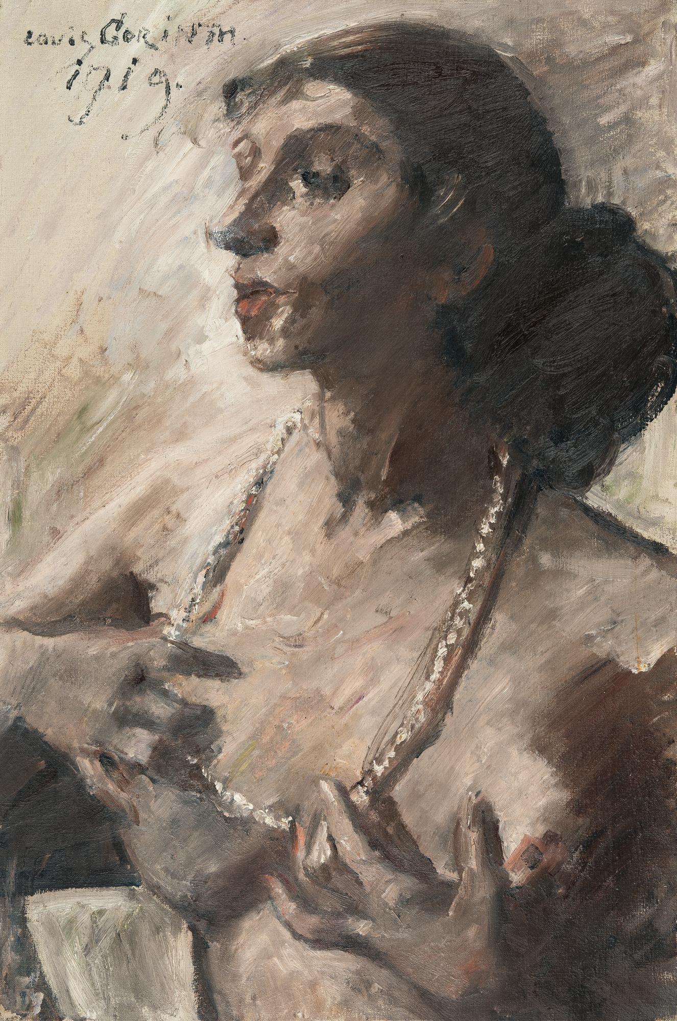Demi-nue féminine - Lovis Corinth