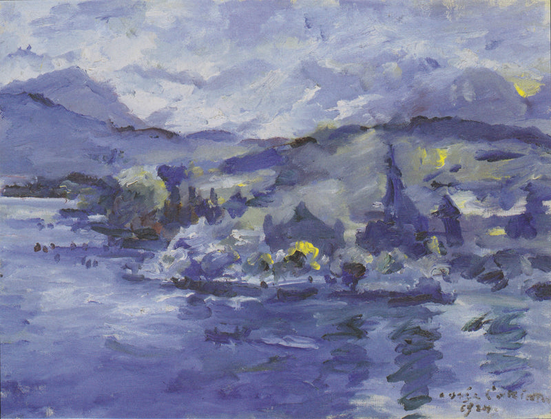 Lac de Lucerne l'après-midi - Lovis Corinth