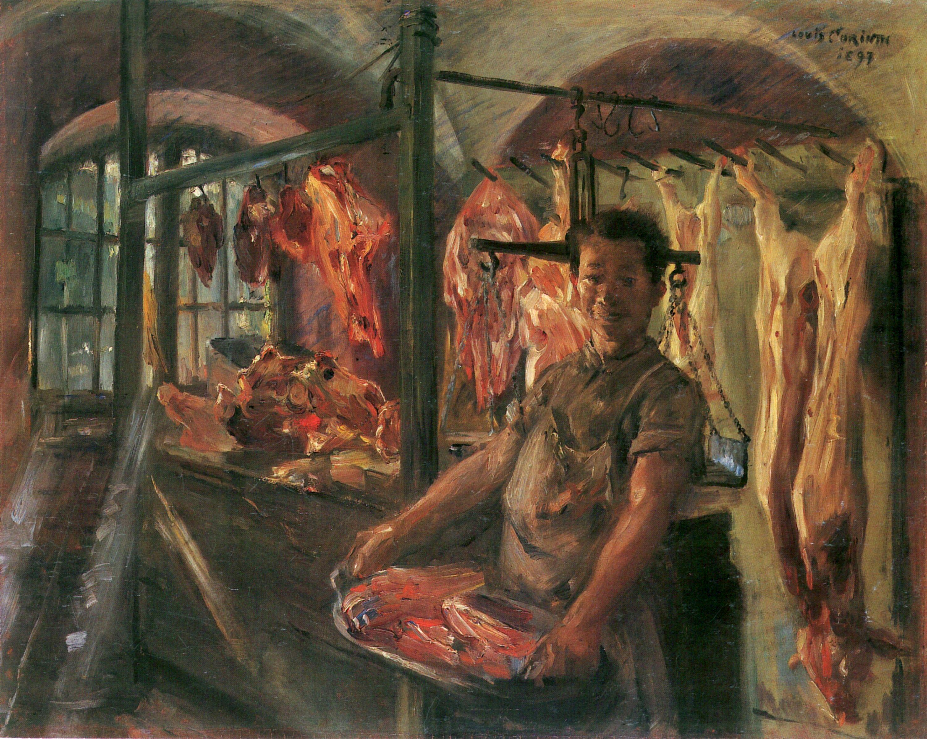 Boucherie à Schäftlarn - Lovis Corinth