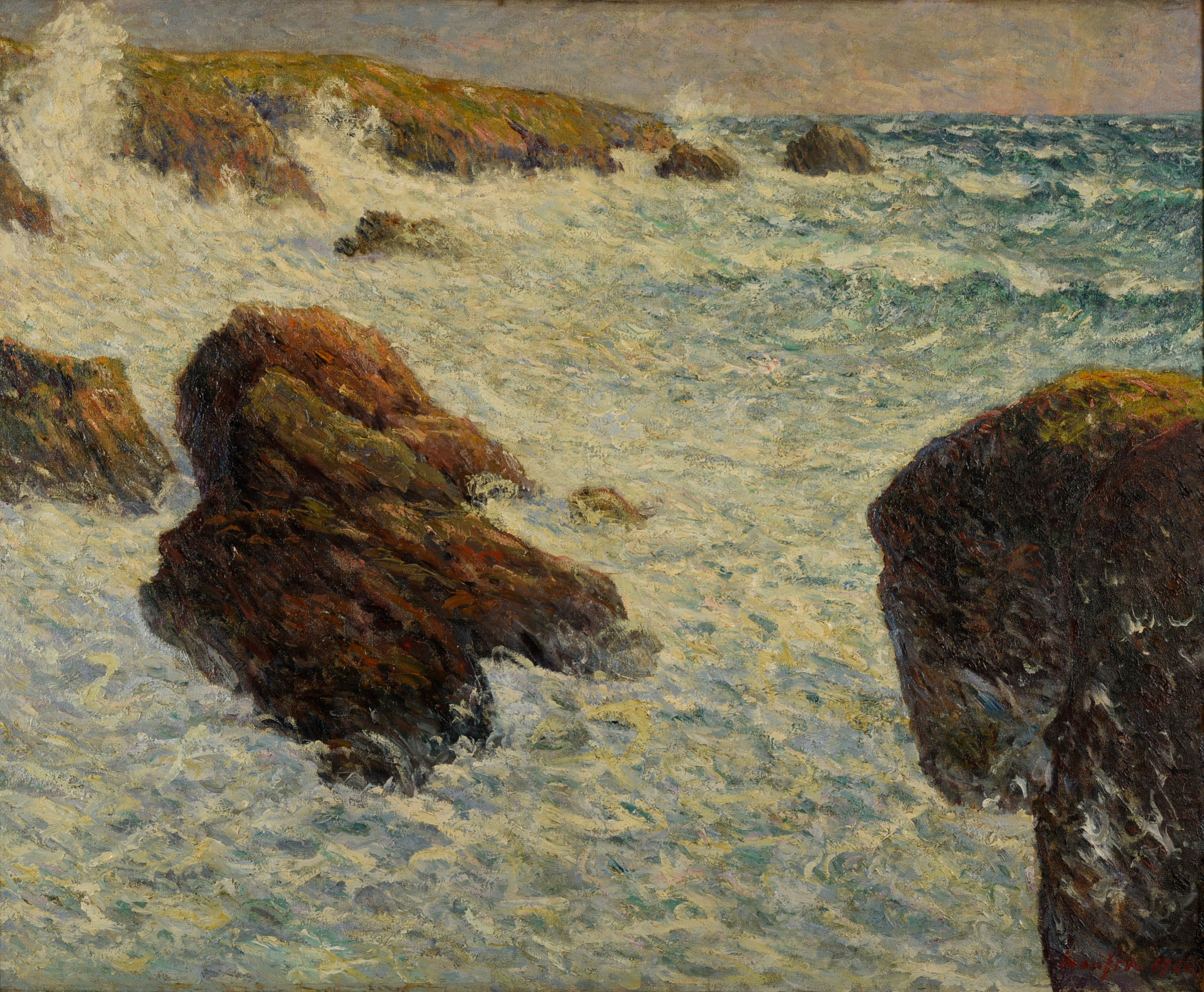 La Tempête à Quiberon - Maxime Maufra - Alpha Reproduction