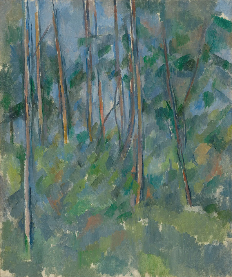 Bajo bosque - Paul Cézanne