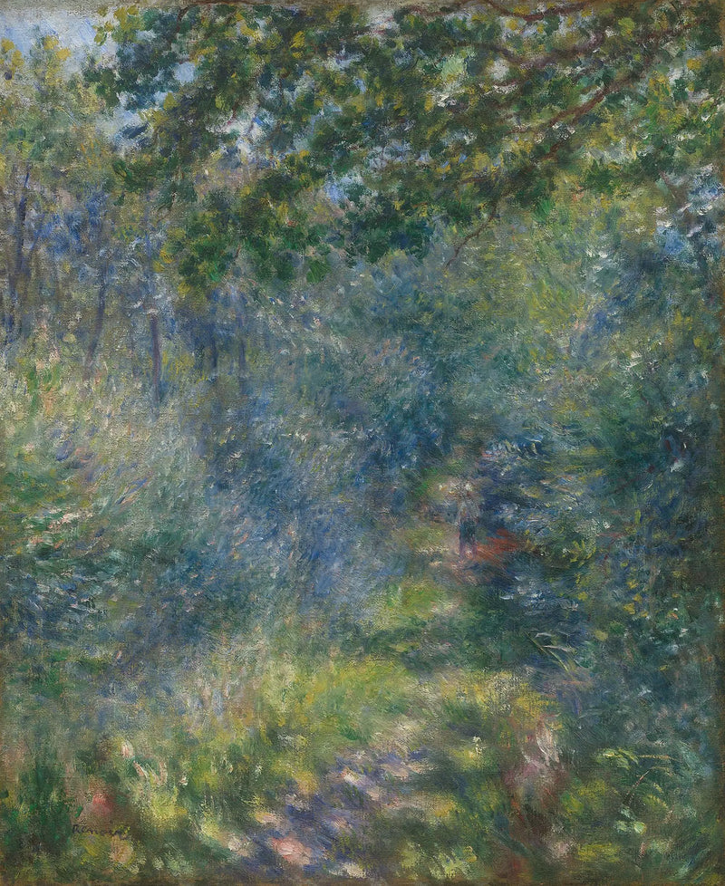 Camino en el bosque - Pierre-Auguste Renoir