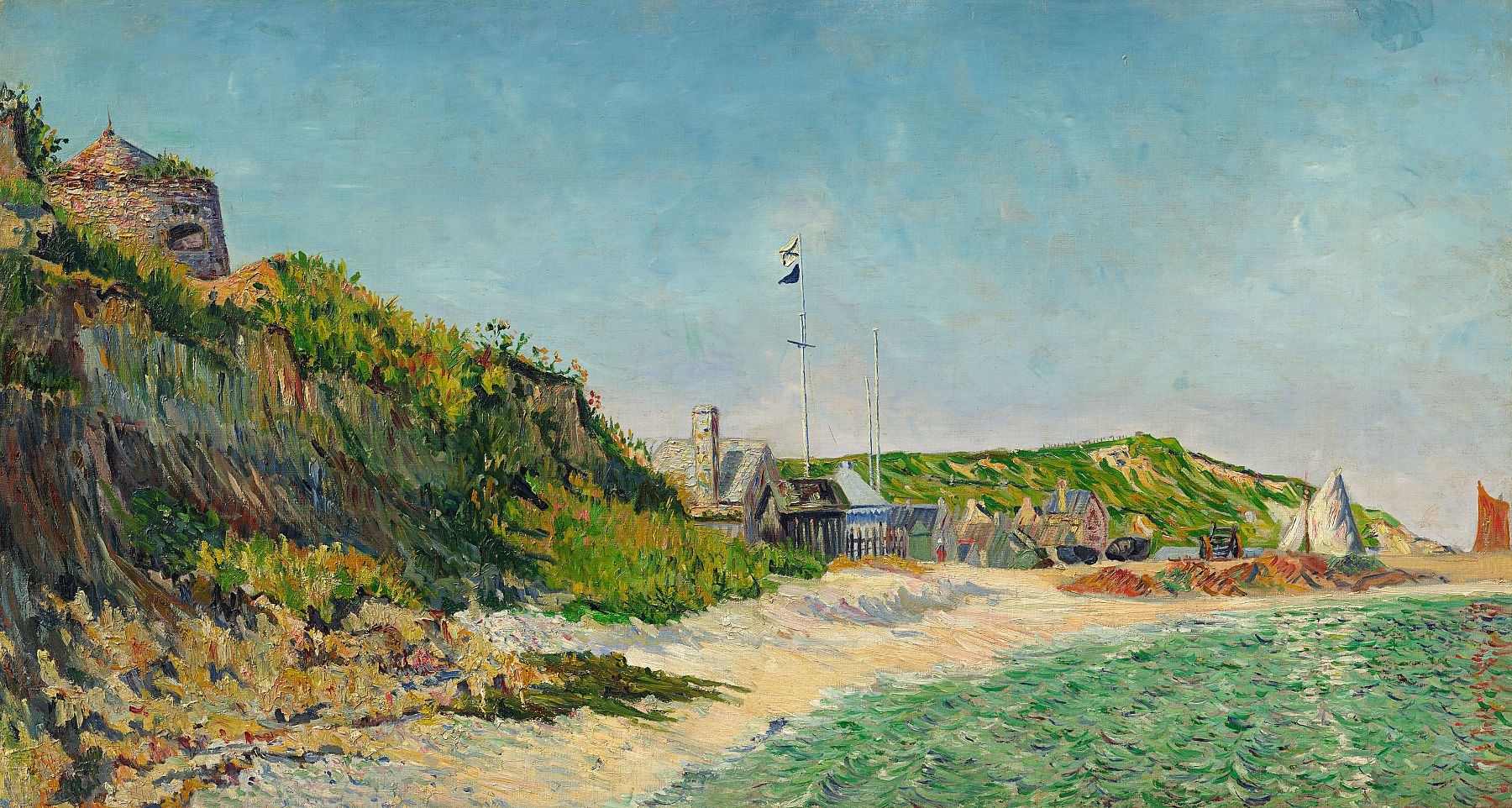 Reproduction du tableau « Port-en-Bessin - Paul Signac » par Alpha Reproduction en peinture à l’huile