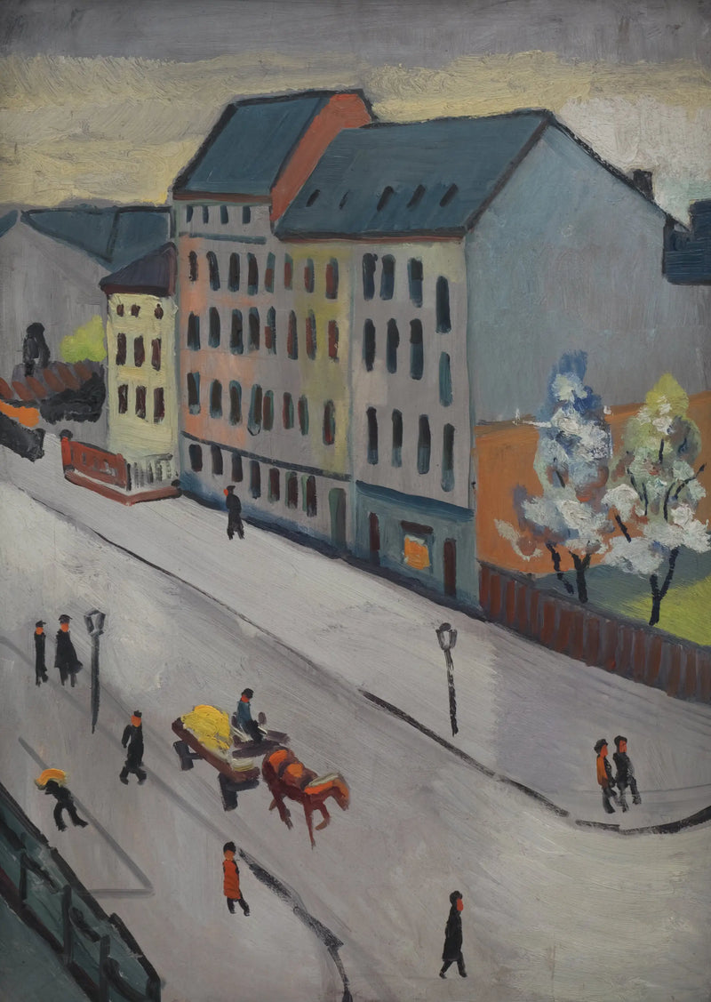 Nuestra calle en Grau - August Macke