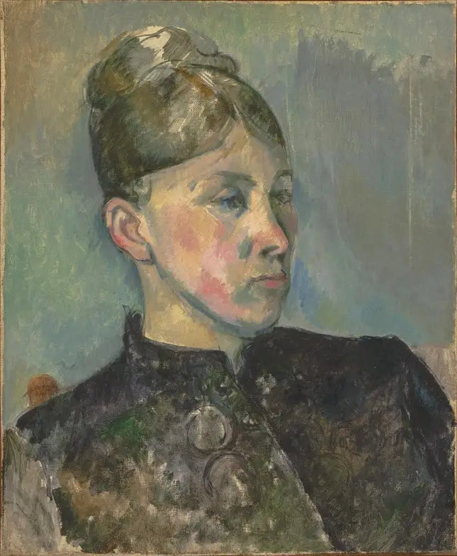 Retrato de Madame Cézanne - Paul Cézanne