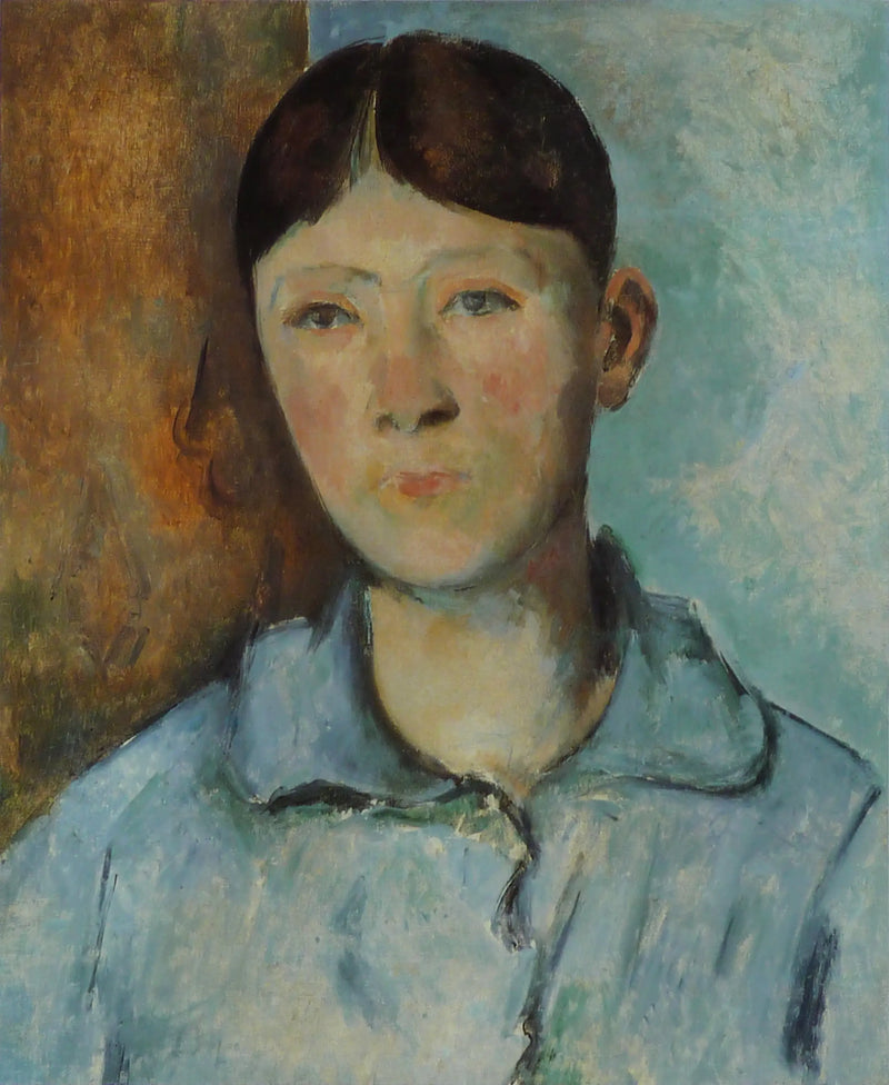 Retrato de Madame Cézanne - Paul Cézanne