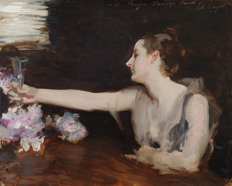 Señora Gautreau brindando - John Singer Sargent
