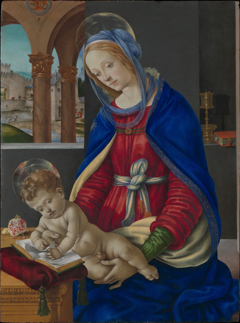 Virgen con el Niño - Filippino Lippi