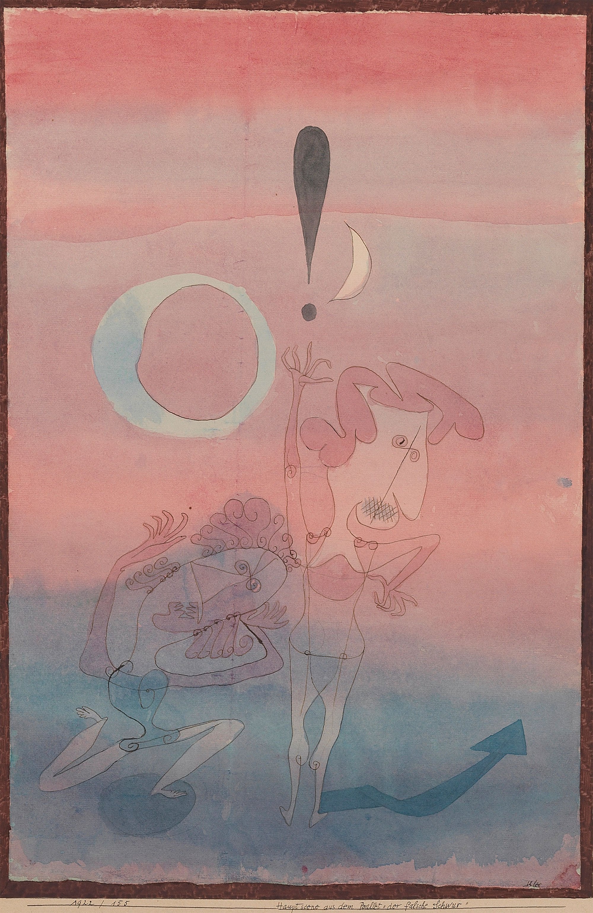 Main Scene from the Ballet "The False Oath — Paul Klee