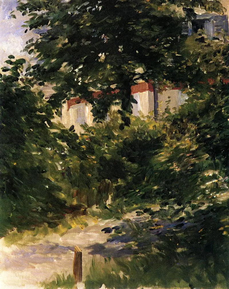 Camino de jardín en Rueil - Édouard Manet