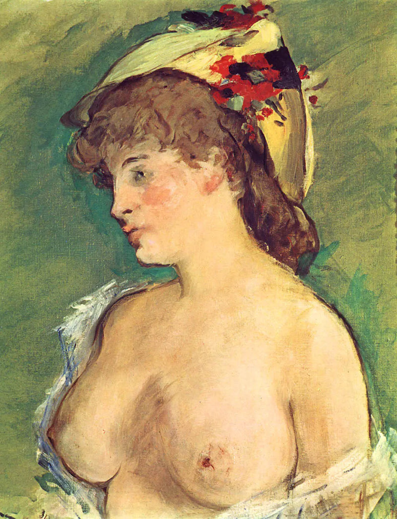 La Rubia con los pechos al aire - Édouard Manet