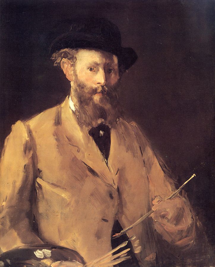 Autorretrato con la paleta - Édouard Manet