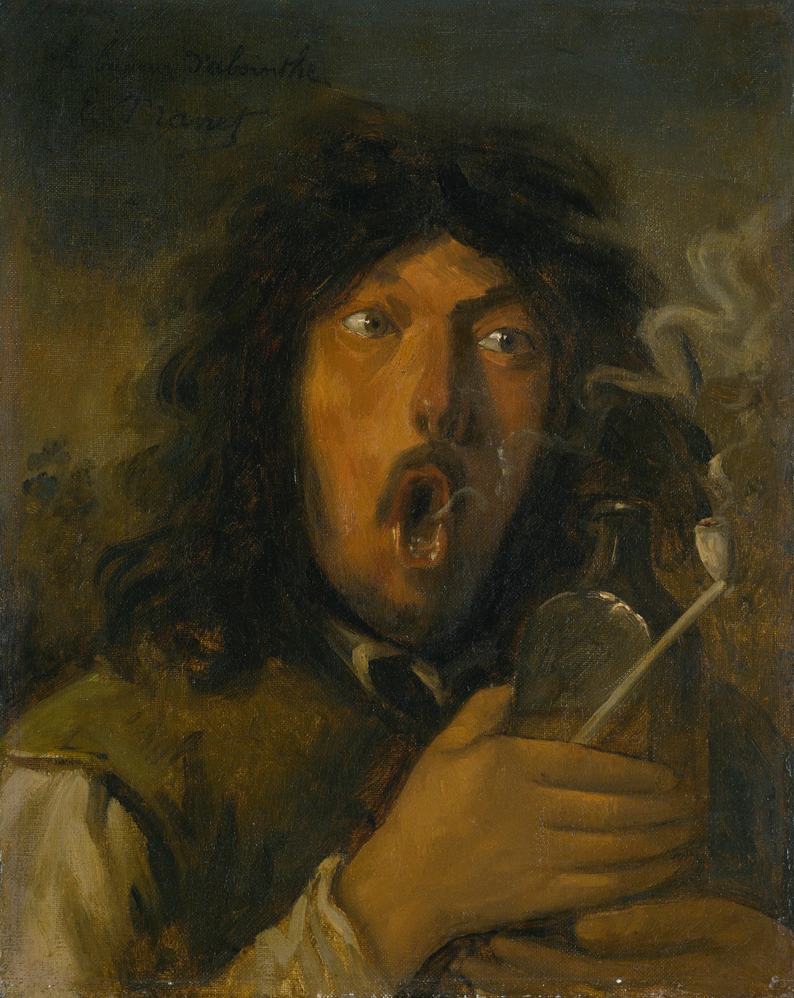 Reproduction du tableau « Le Fumeur - Édouard Manet » par Alpha Reproduction en peinture à l’huile