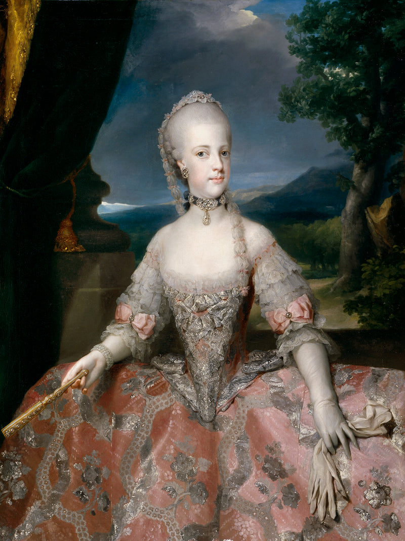Marie-Caroline de Austria, reina de Nápoles - Anton Raphael Mengs
