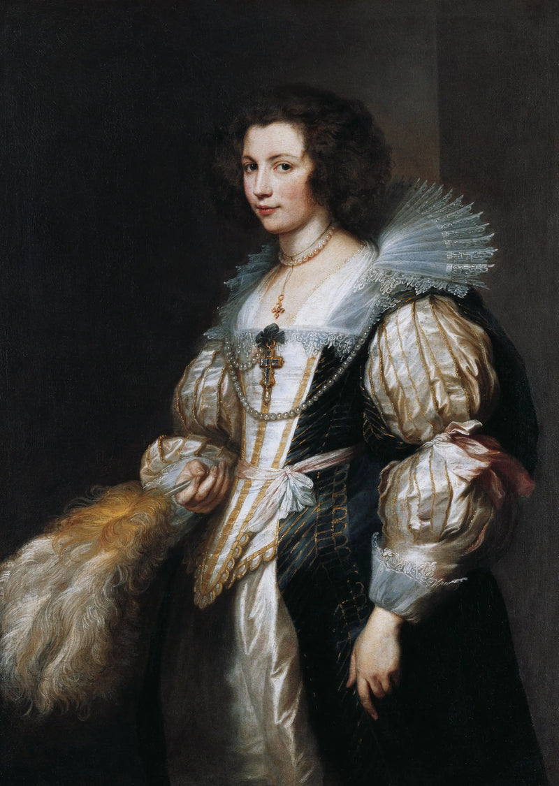 Retrato de María Luisa von Tassis - Antoine van Dyck