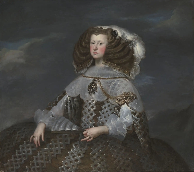 Marie-Anne d'Autriche, reina de España (1635-1696), regente - Diego Velázquez