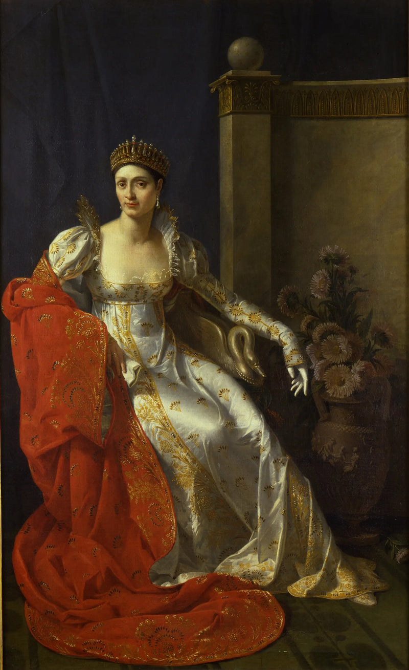 Retrato de Elisa Bonaparte, gran-duquesa de Toscana - Marie-Guillemine Benoist