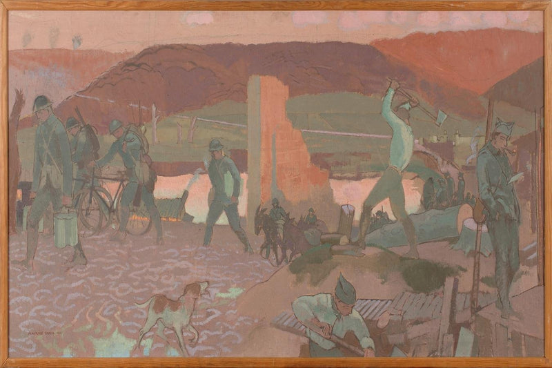 Noche tranquila en primera línea, en Barisis - Maurice Denis