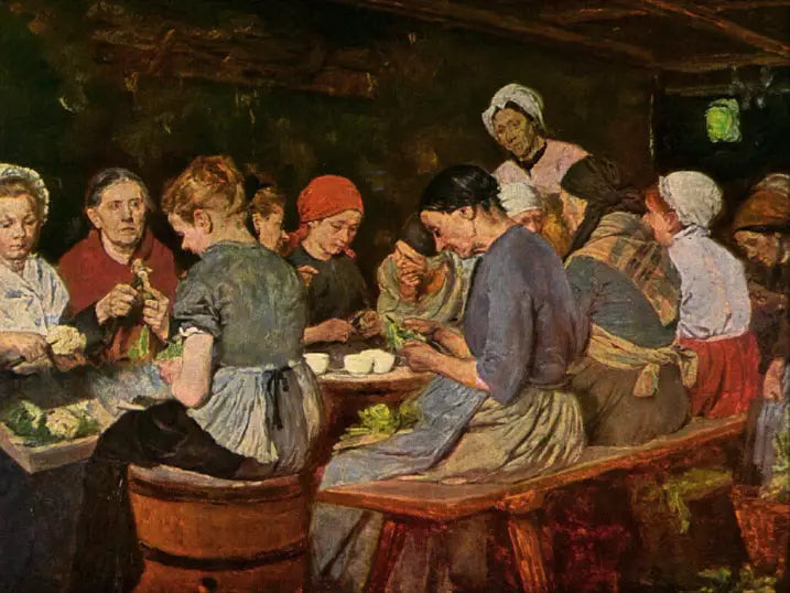 Les Fabricantes de conserves - Max Liebermann - Alpha Reproduction