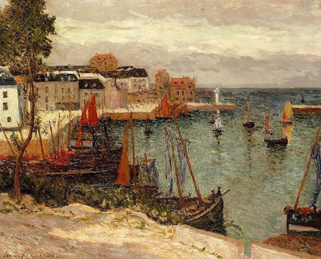 El puerto de Sauzon, Belle-Île-en-Mer - Maxime Maufra