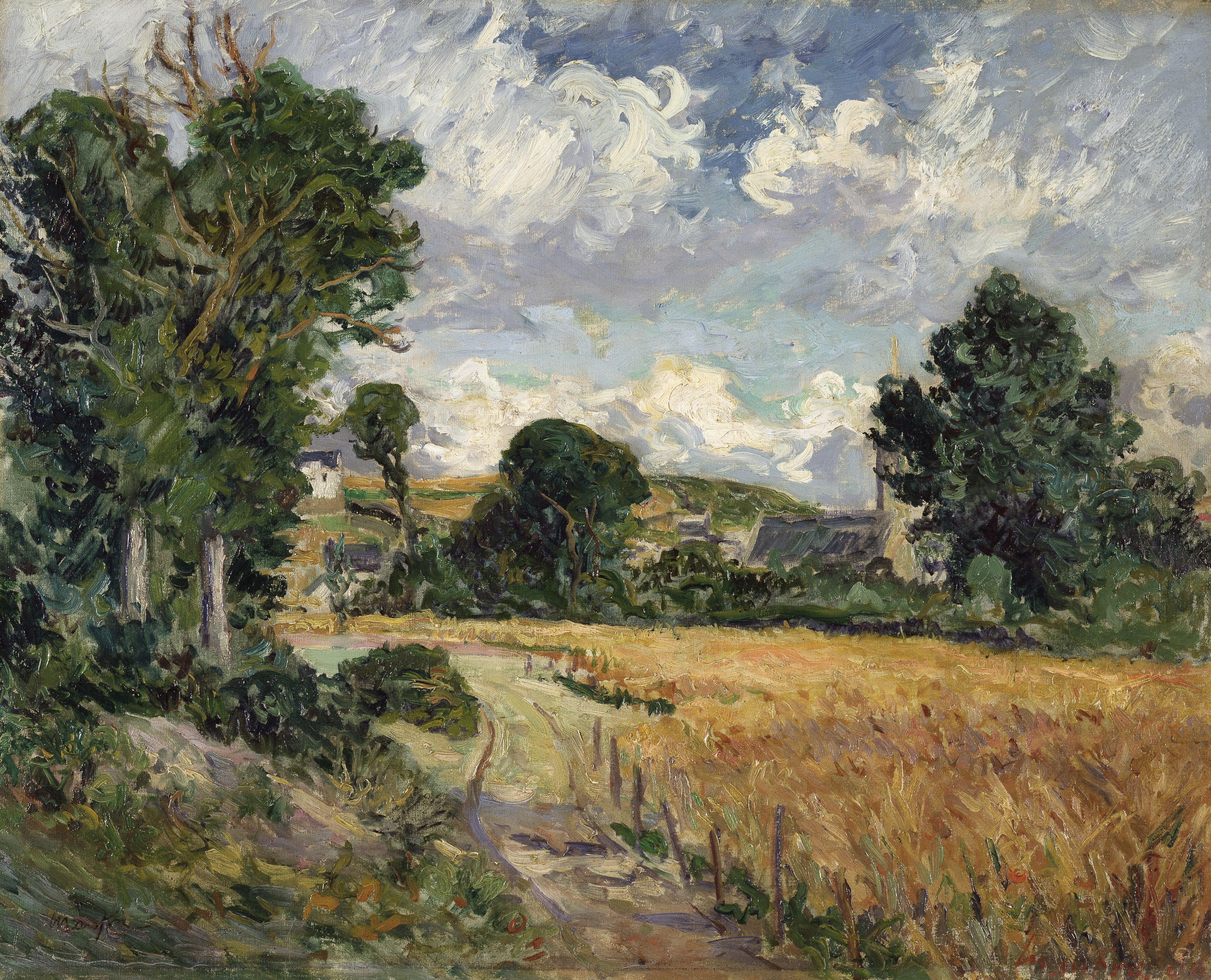 Champ de maïs dans la vallée de Saint-Jean-du-Doigt - Maxime Maufra - Alpha Reproduction