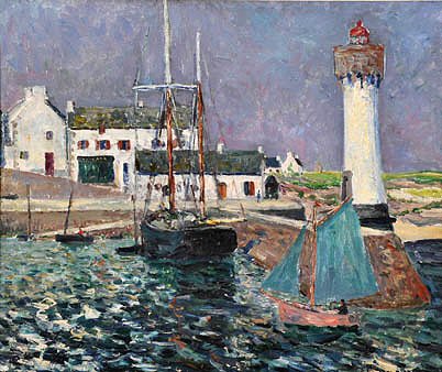 El Faro del Puerto Haliguen - Maxime Maufra