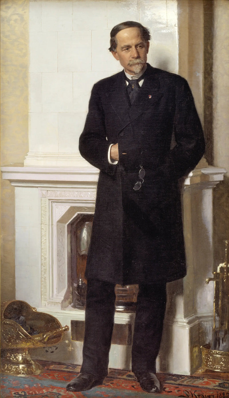 Retrato del arquitecto Ferdinand Meldahl - Peder Severin Krøyer