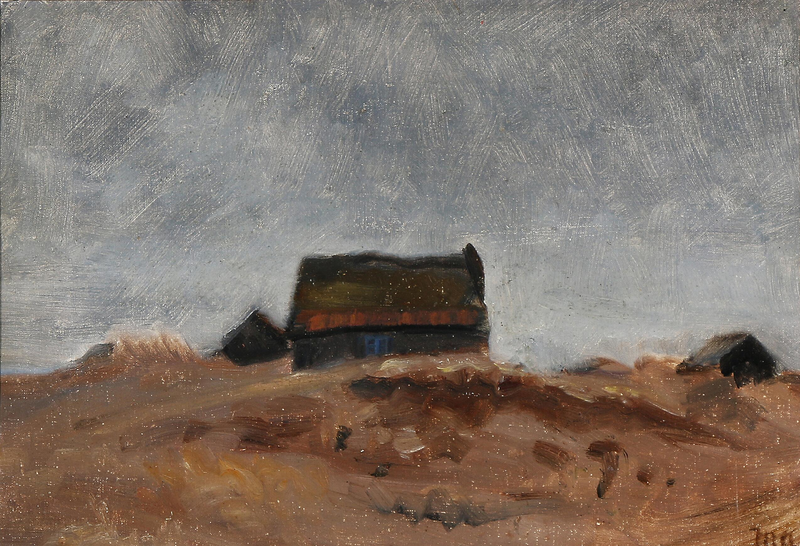 Casas de pescadores en Skagen. -Michael Peter Ancher