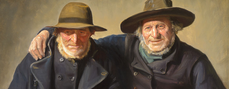 Dos amigos. -Michael Peter Ancher
