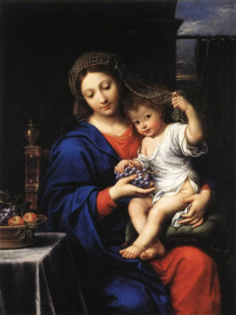 La Virgen de la Uva - Pierre Mignard