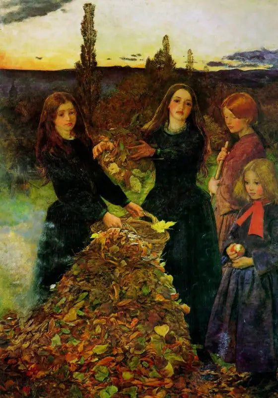 Hojas de otoño - John Everett Millais