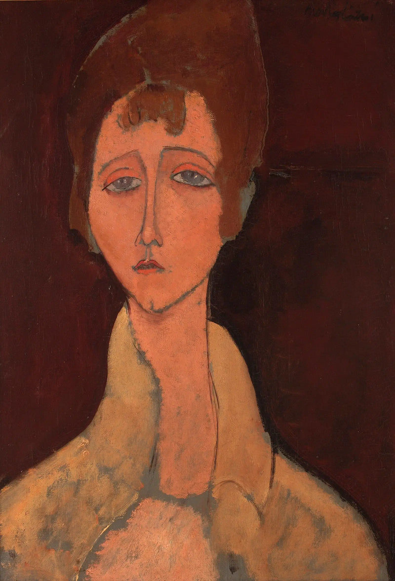Mujer con corsé blanco - Amedeo Modigliani